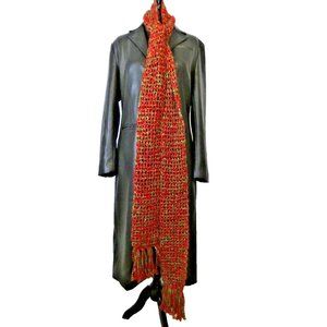 Gorgeous Scarf 114 x 4.5 Long Colorful Handmade Crochet Hand Knit Men Women